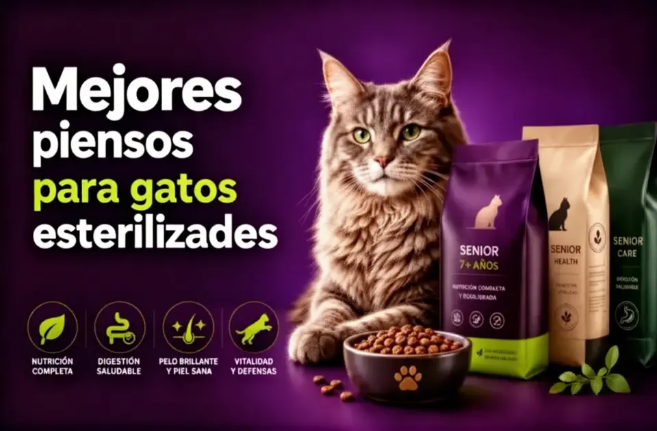 Mejores piensos para gatos esterilizados