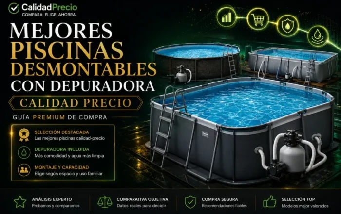 Mejores piscinas desmontables con depuradora