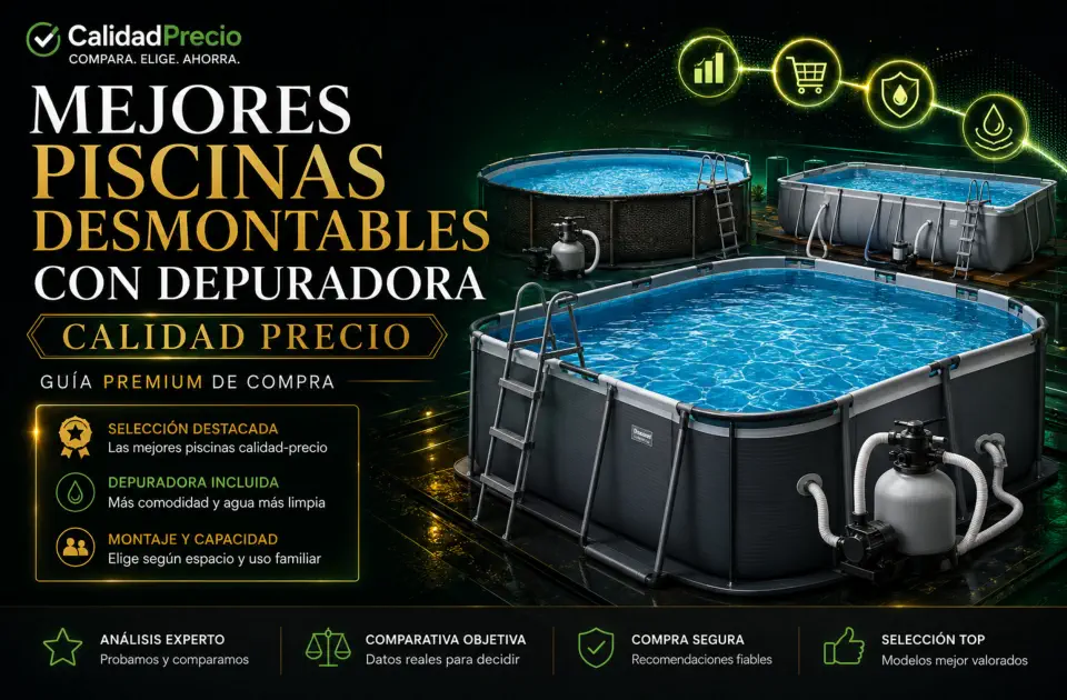 Mejores piscinas desmontables con depuradora