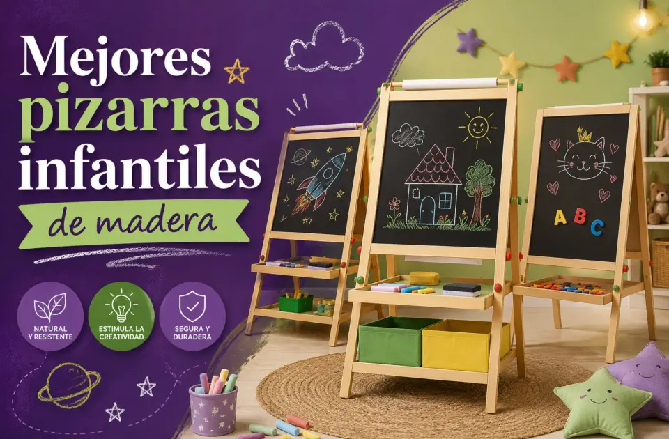Mejores pizarras infantiles de madera