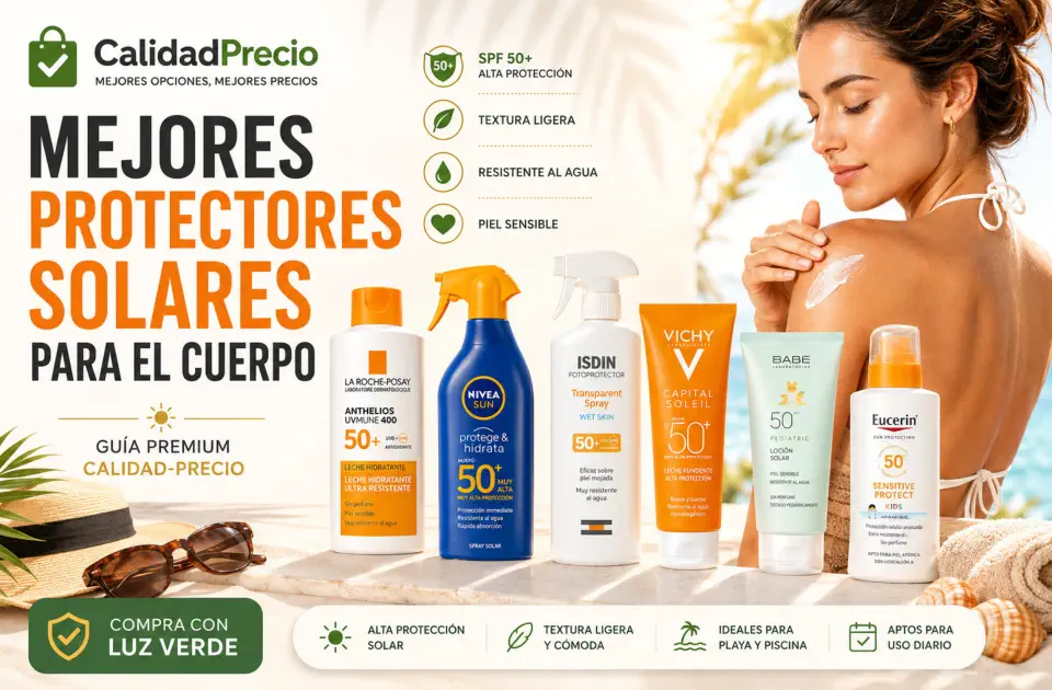 Mejores protectores solares para el cuerpo: guía premium calidad-precio