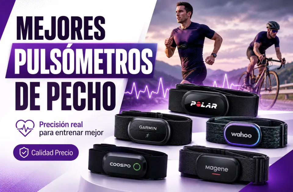 Mejores pulsómetros de pecho