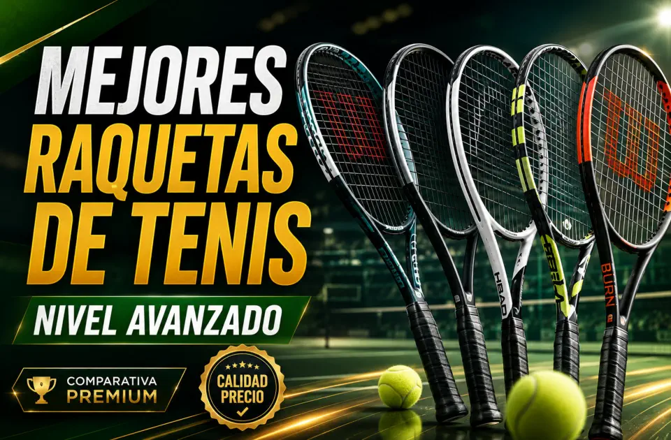 Mejores raquetas de tenis nivel avanzado