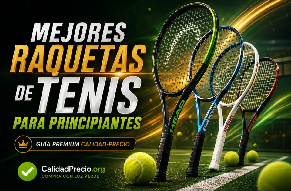 Mejores raquetas de tenis para principiantes: guía premium para empezar con control, potencia fácil y compra con luz verde