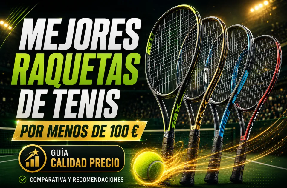 Mejores raquetas de tenis por menos de 100 euros