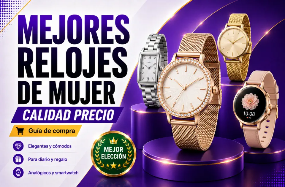 Mejores relojes mujer calidad precio