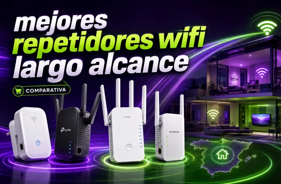 Mejores repetidores WiFi largo alcance: guía premium para acabar con las zonas muertas