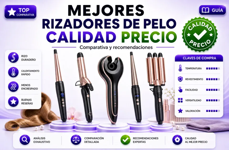 Mejores rizadores de pelo calidad precio: guía de compra con modelos recomendados