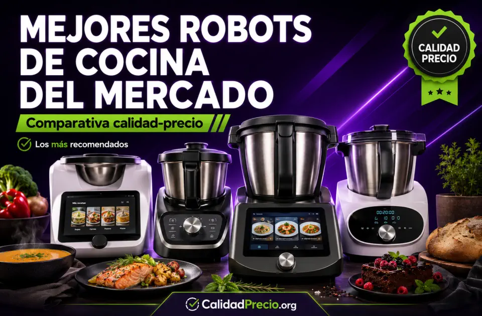Mejores robots de cocina del mercado: comparativa calidad-precio