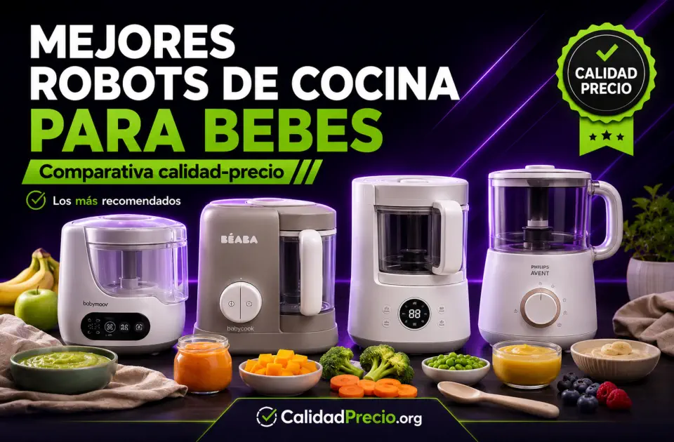 Mejores robots de cocina para bebes: comparativa calidad-precio