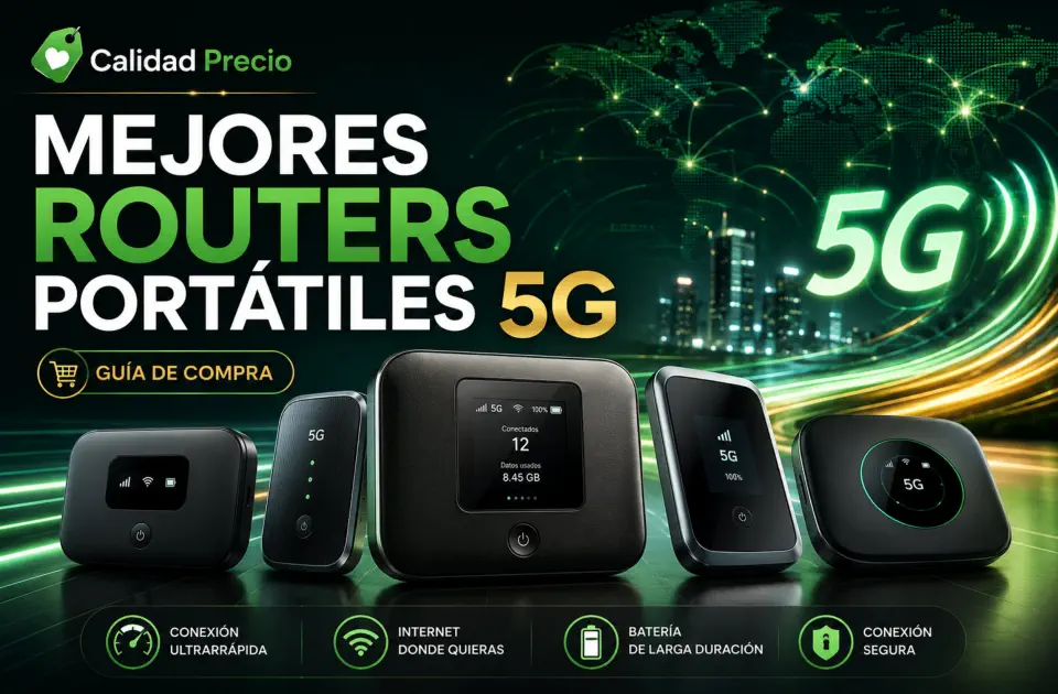 Mejores routers portátiles 5G: guía premium para viajar, teletrabajar y tener WiFi rápido en cualquier sitio