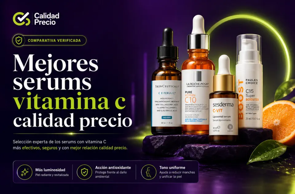 Mejores serums vitamina C calidad precio: guía premium para elegir bien
