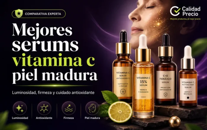 Mejores serums vitamina C piel madura