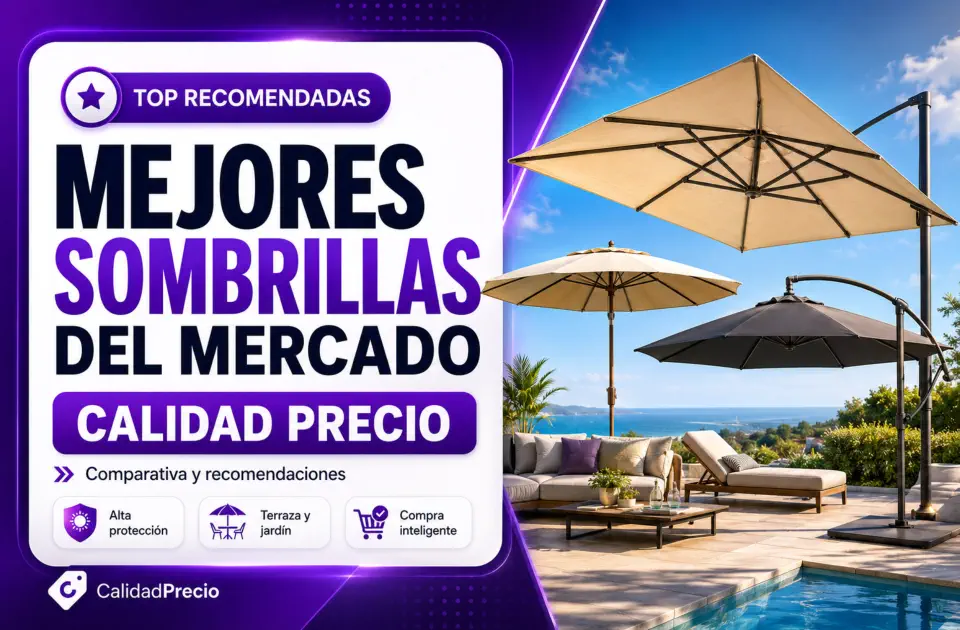 Mejores sombrillas del mercado: comparativa y recomendaciones calidad-precio