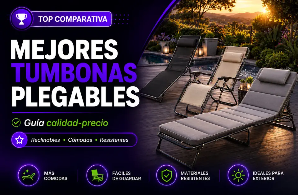 Mejores tumbonas plegables