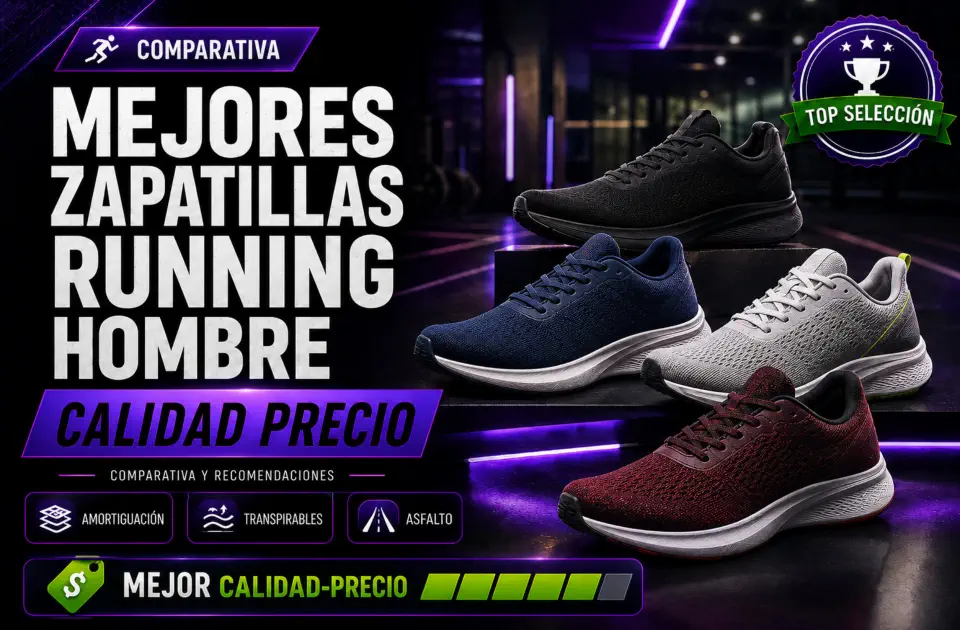 Mejores zapatillas running hombre calidad precio: guía premium para acertar