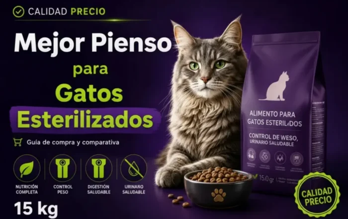 Pienso gatos esterilizados 15 kg: mejores sacos para ahorrar sin descuidar su dieta
