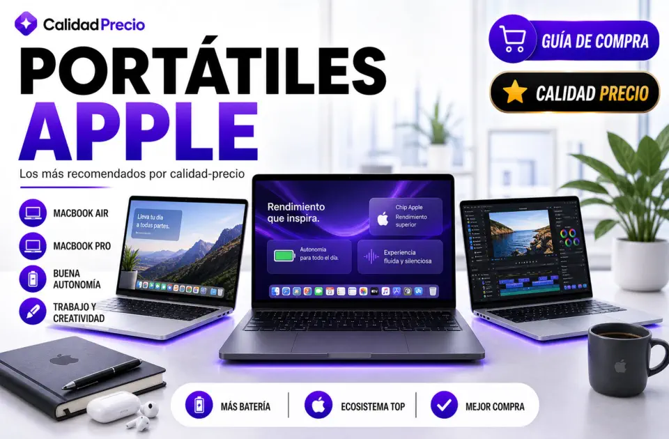 Mejores portátiles Apple: guía calidad-precio para elegir MacBook