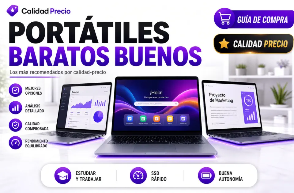 Portátiles baratos buenos: mejores modelos premium calidad-precio