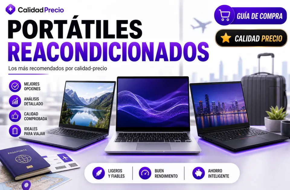 Portátiles reacondicionados: mejores modelos calidad-precio para comprar inteligente