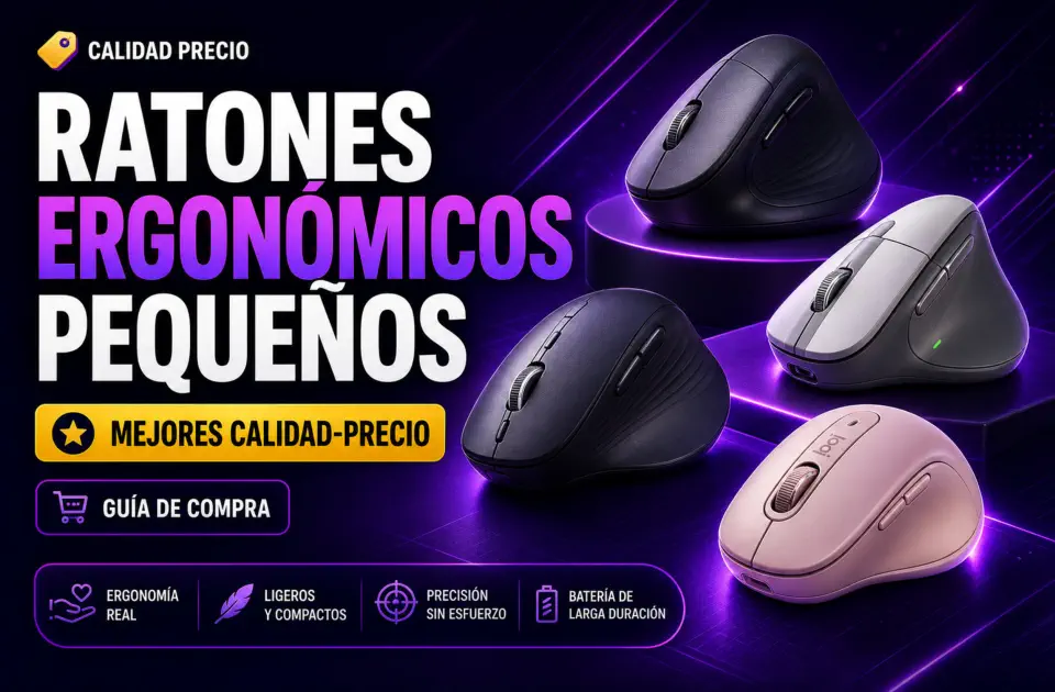 ratones ergonómicos pequeños