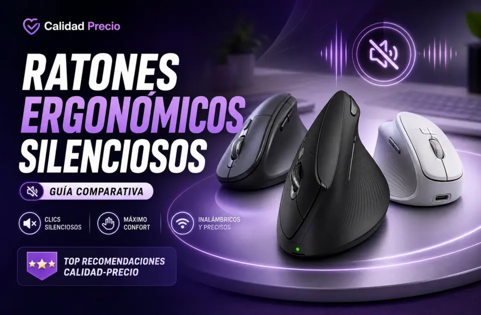 ratones ergonómicos silenciosos