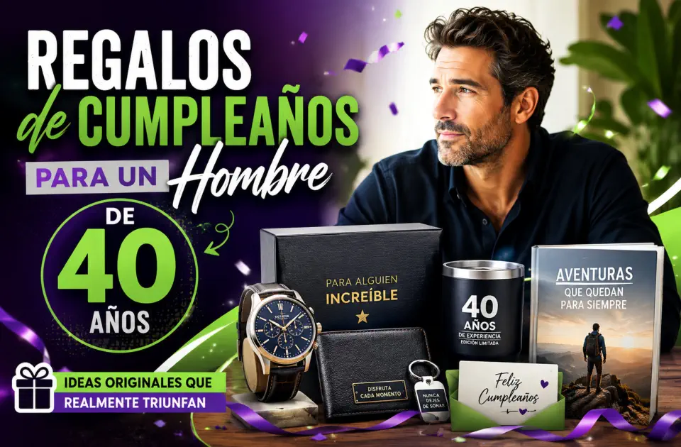 Regalos de cumpleaños para un hombre de 40 años