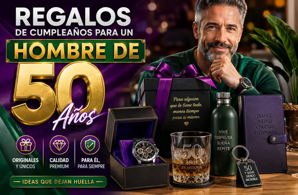 Regalos de cumpleaños para un hombre de 50 años: ideas útiles, originales y con compra inteligente