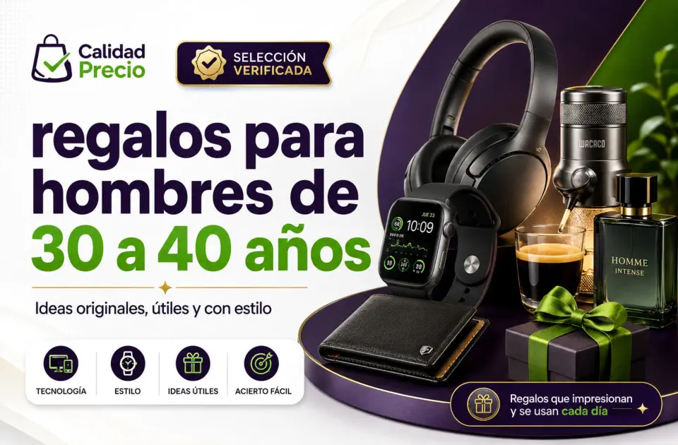 Regalos para hombres de 30 a 40 años: 6 aciertos con compra verificada