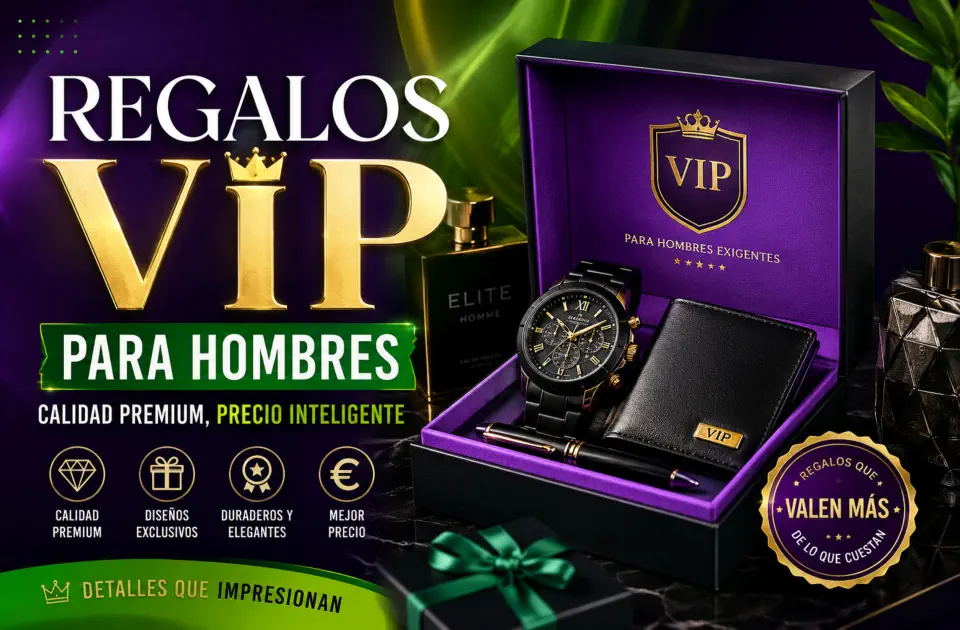 Regalos vip para hombres: ideas premium para acertar con estilo