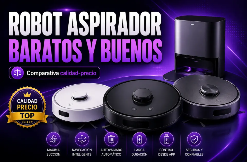 Robot aspirador baratos y buenos: modelos premium recomendados