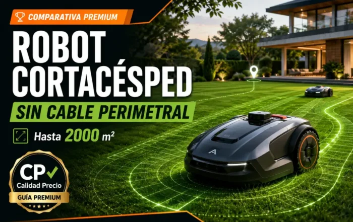 Robot cortacésped sin cable perimetral 2000 metros: guía premium para jardines grandes